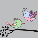 birds flying branch encounter 7424013