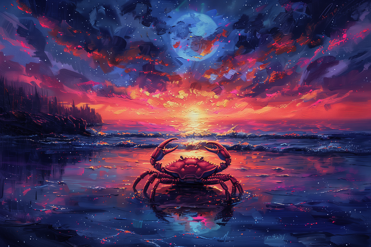 cancer crab astrology moon night 8756538